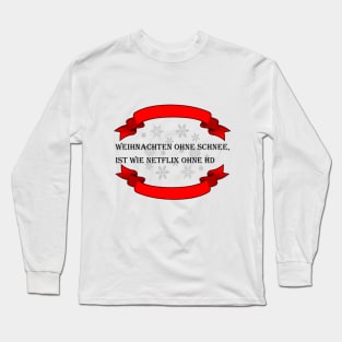 Weihnachten Spruch 2019 Long Sleeve T-Shirt